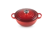 Le Creuset - La Marmite garnek żeliwny wiśniowy 24 cm