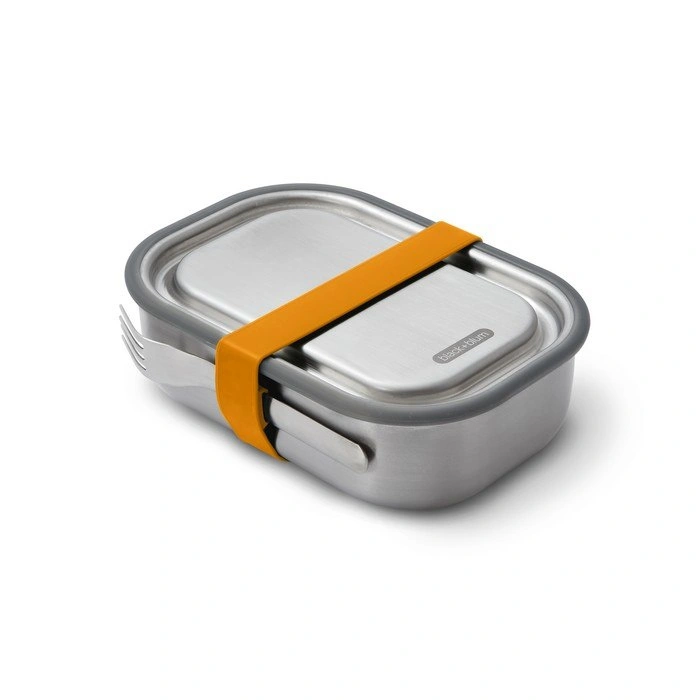 Black & Blum - Lunch box stalowy L, pomarańczowy