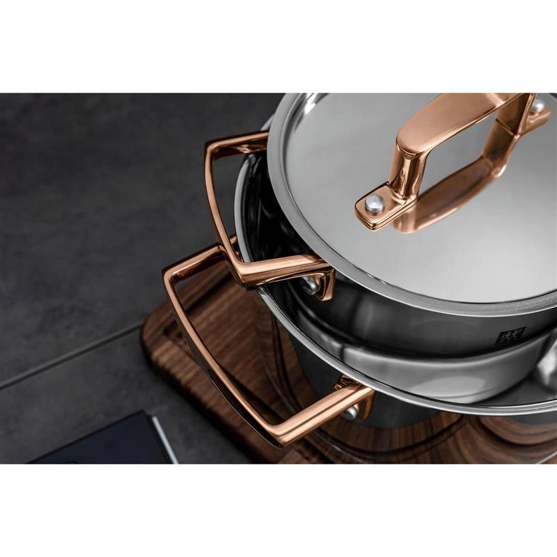 Zwilling - zestaw 5 garnków złoty Bellasera