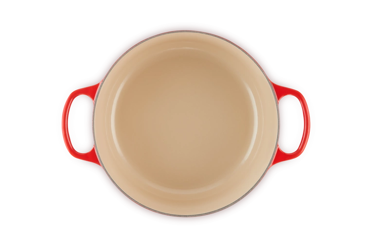 Le Creuset - brytfanna żeliwna emaliowana Signature okrągła 26 cm 5,3 l wiśniowa