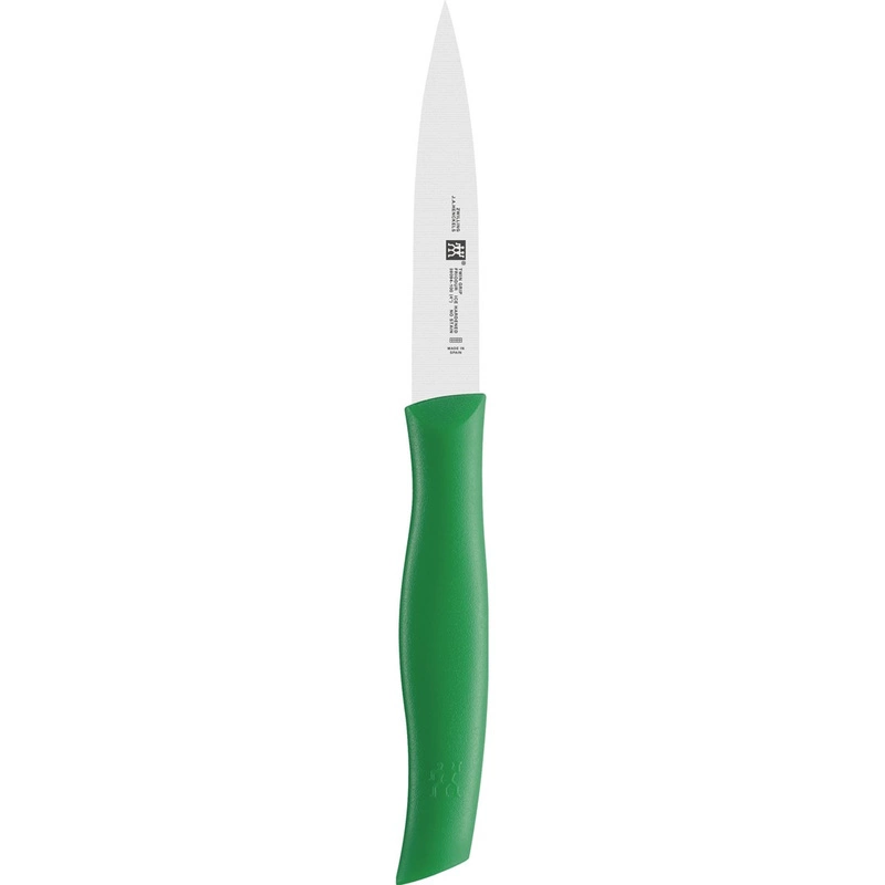 Zwilling - Nóż do obierania warzyw TWIN Grip 10 cm zielony