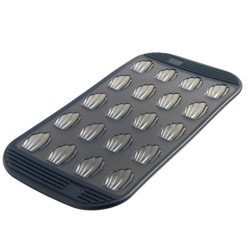 Mastrad - SILIKONOWA FORMA DO MINI MAGDALENEK (NA 20 CIASTECZEK)grafitowy