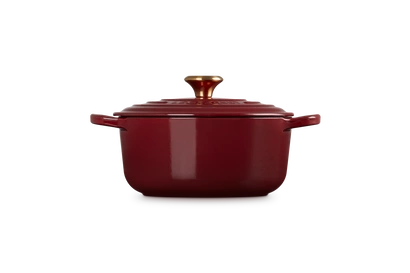 Le Creuset - garnek żeliwny Signature 20 cm 2,4 l garnet