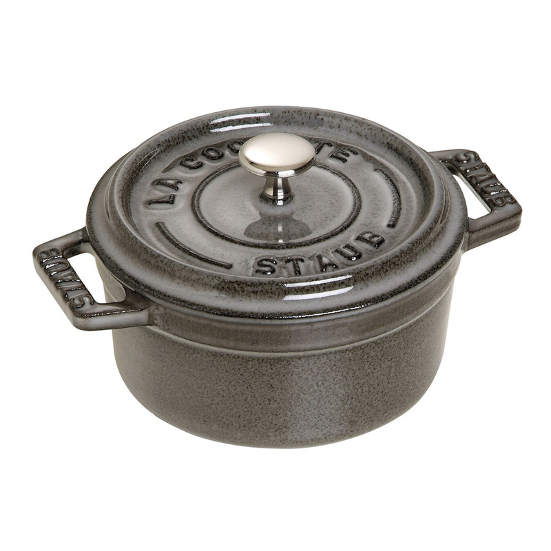Staub - garnek brytfanna żeliwna szara 0,25 l 10 cm