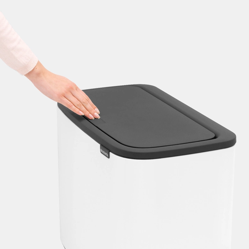 Brabantia - kosz na śmieci Bo Touch Bin 34L(11+23) biały