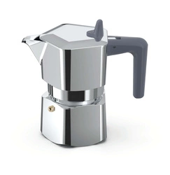 Pezzetti - PENTAEXPRESS Aluminiowa kawiarka (1 filiżanka) - Srebrny