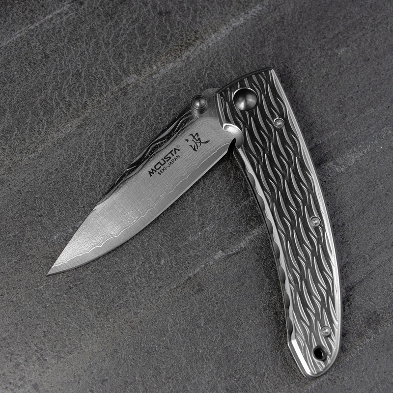 Mcusta - Nami Small Damascus VG-10 Damascus 7cm
