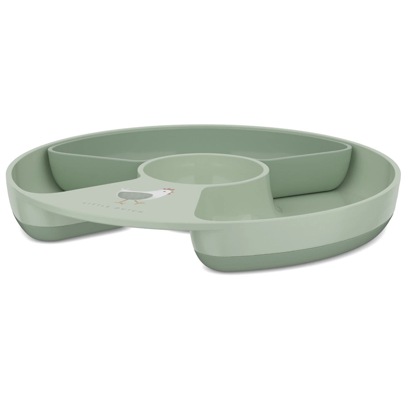 Mepal - Talerzyk dziecięcy dzielony Mio Little Farm