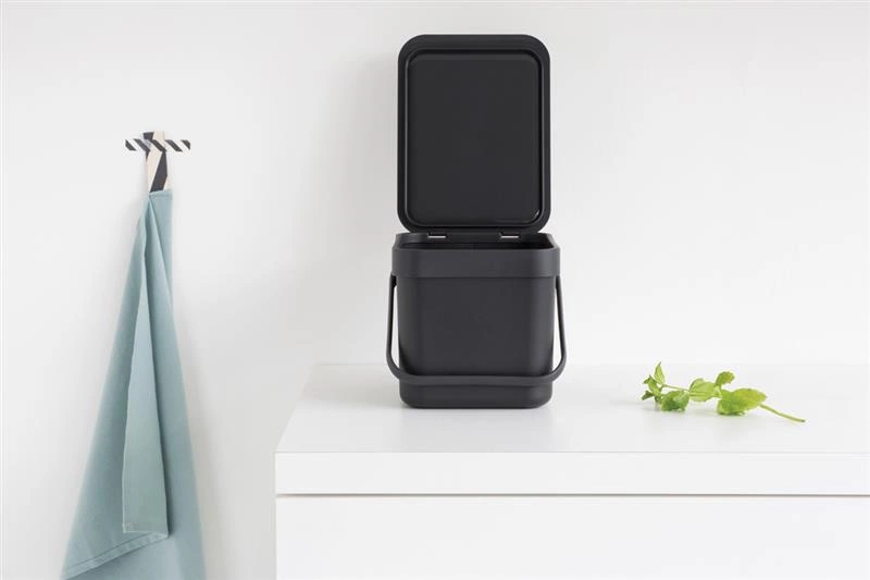 Brabantia - kosz szary Sort'n'Go do segregacji odpadów 6 L