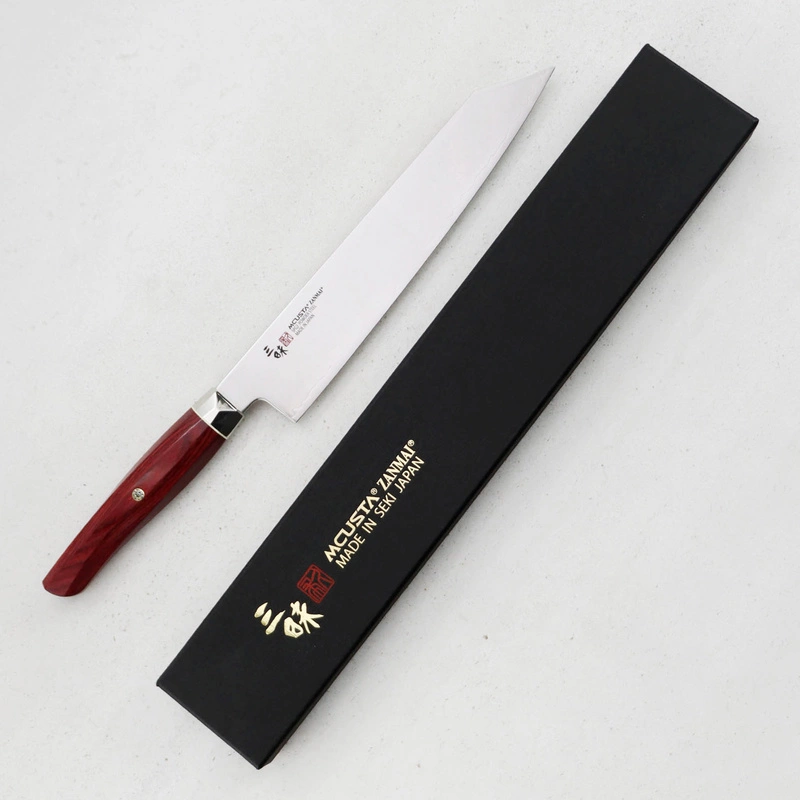Mcusta Zanmai - Red Revolution SPG2 Nóż Kiritsuke Gyuto 23cm