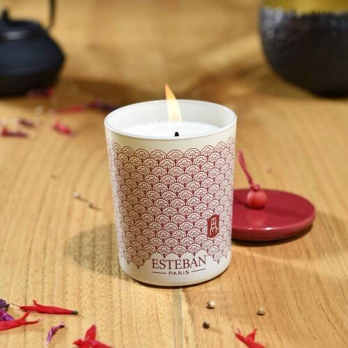 Esteban - Świeca zapachowa dekoracyjna 180g Esprit de The