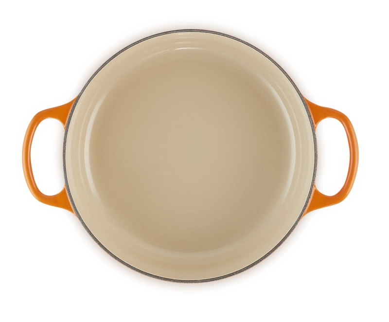 Le Creuset - garnek żeliwny Gourmet 24 cm 3,1 l płomienny