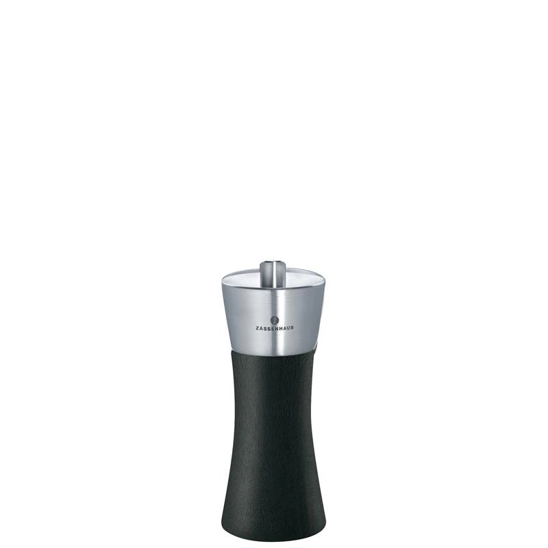 Zassenhaus - młynek do soli, śred. 5,5x14 cm, czarny Augsburg