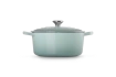 Le Creuset - brytfanna żeliwna emaliowana Signature okrągła 22 cm 3,3 l sea salt