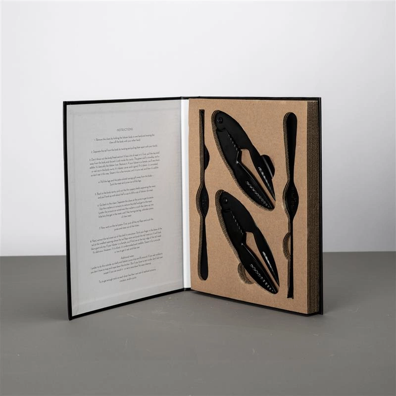 Byon - zestaw do skorupiaków, 6 el., stal nierdzewna/cynk Mollusco