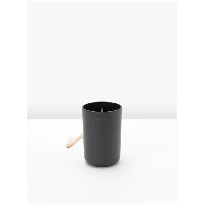 Brabantia - Kubek na szczoteczkę do zębów ReNew ciemnoszary