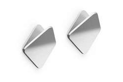 Zack - OLFO zestaw dwóch haczyków na ręcznik stal matowa