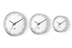 Zack - zegar sterowany radiowo 30 cm Vida biała tarcza