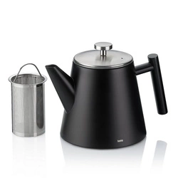 Kela - Dzbanek z zaparzaczem 1 l czarny mat Modena
