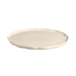 Emile Henry - Okrągłe naczynie do serwowania 31cm - kremowy