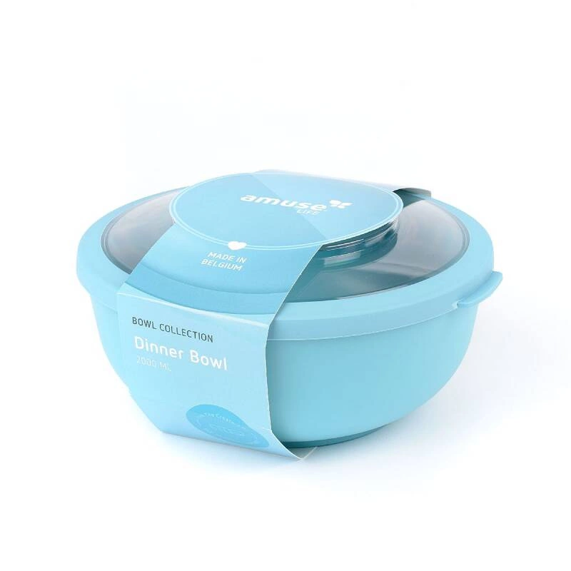 Amuse - pojemnik / miska z pokrywką 2L błękitna