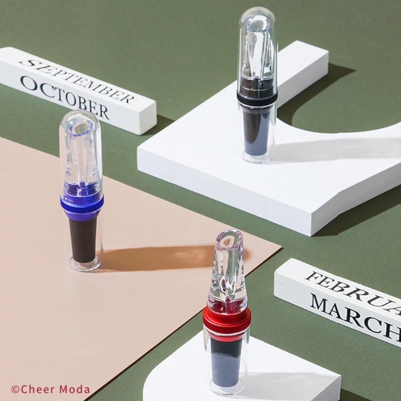 Cheer Moda - Napowietrzacz i nalewak do wina Submarine czarny