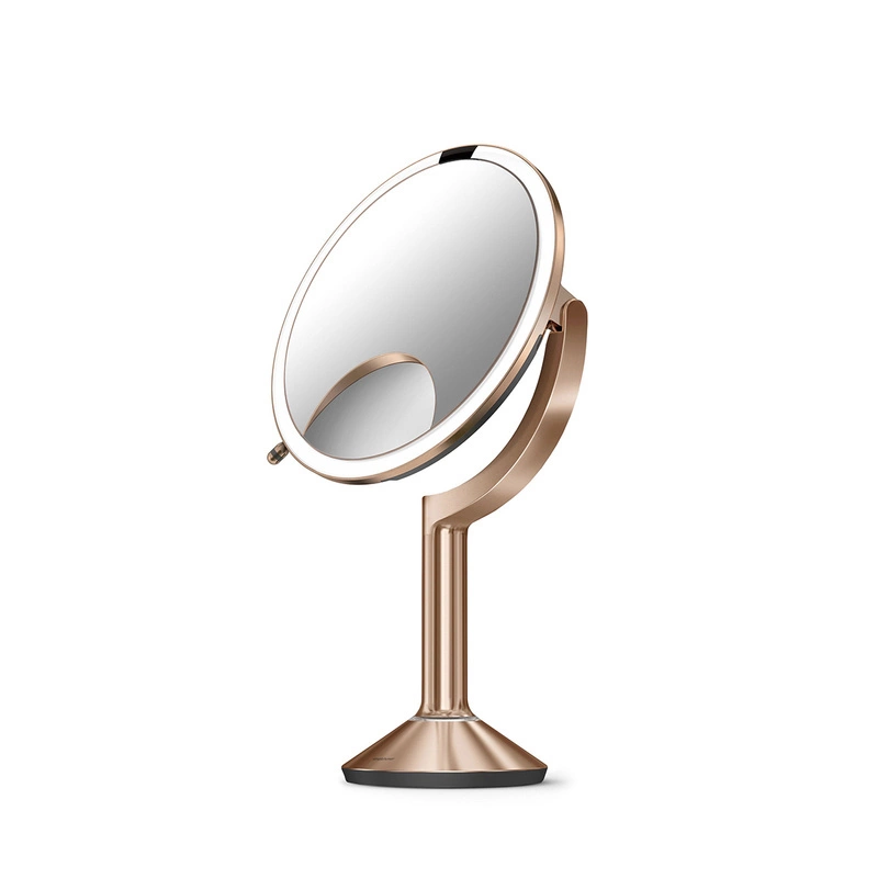 simplehuman - Lustro sensorowe TRIO -  różowe złoto