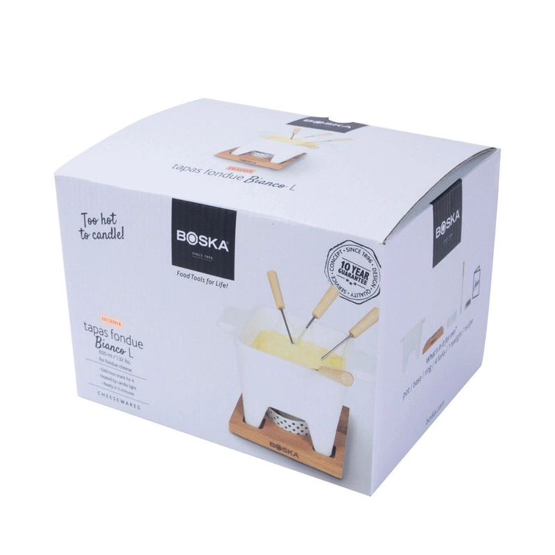 Boska - Fondue Bianco L 600 ml zestaw