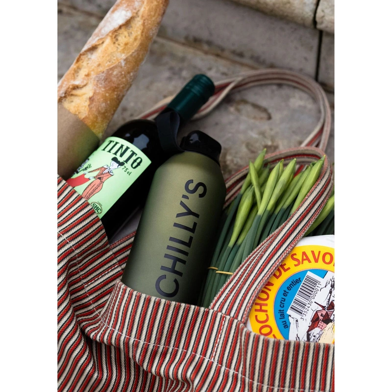 Chilly's Bottles - Butelka sportowa Chilly's | 1000 ml | Matowy metalik Atlantis