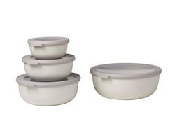 Mepal - Zestaw 4 misek Cirqula 350 750 1250 2250 Nordic White