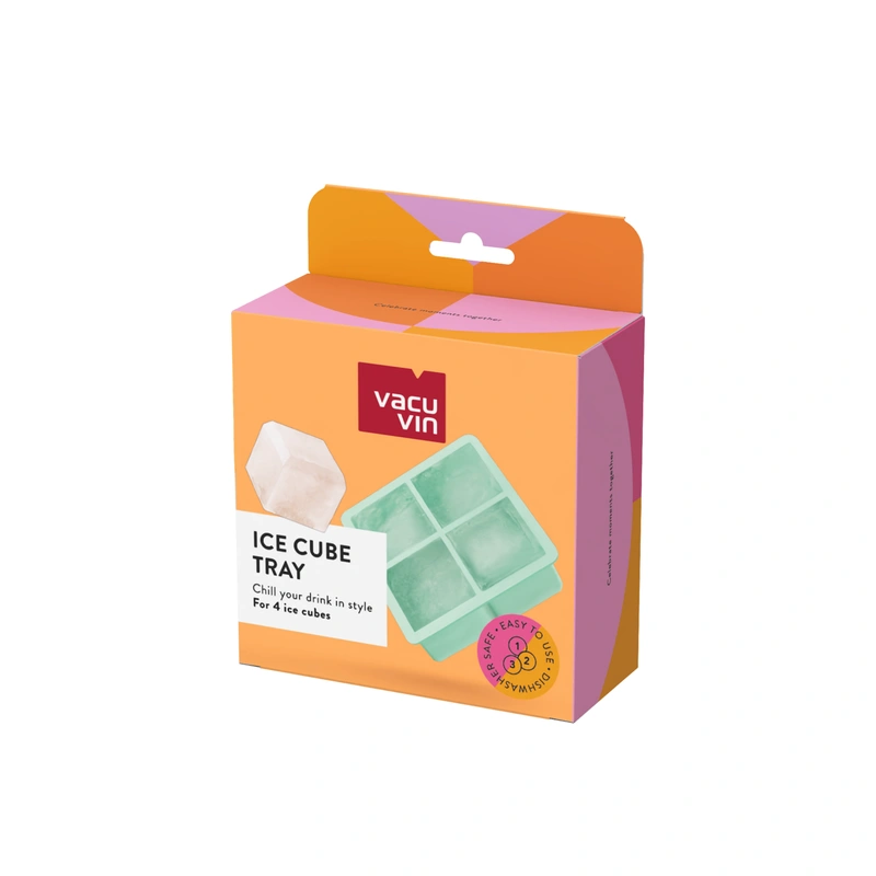 VacuVin - Forma do kostek lodu Ice Cube Maker – 4 kostki, Jade