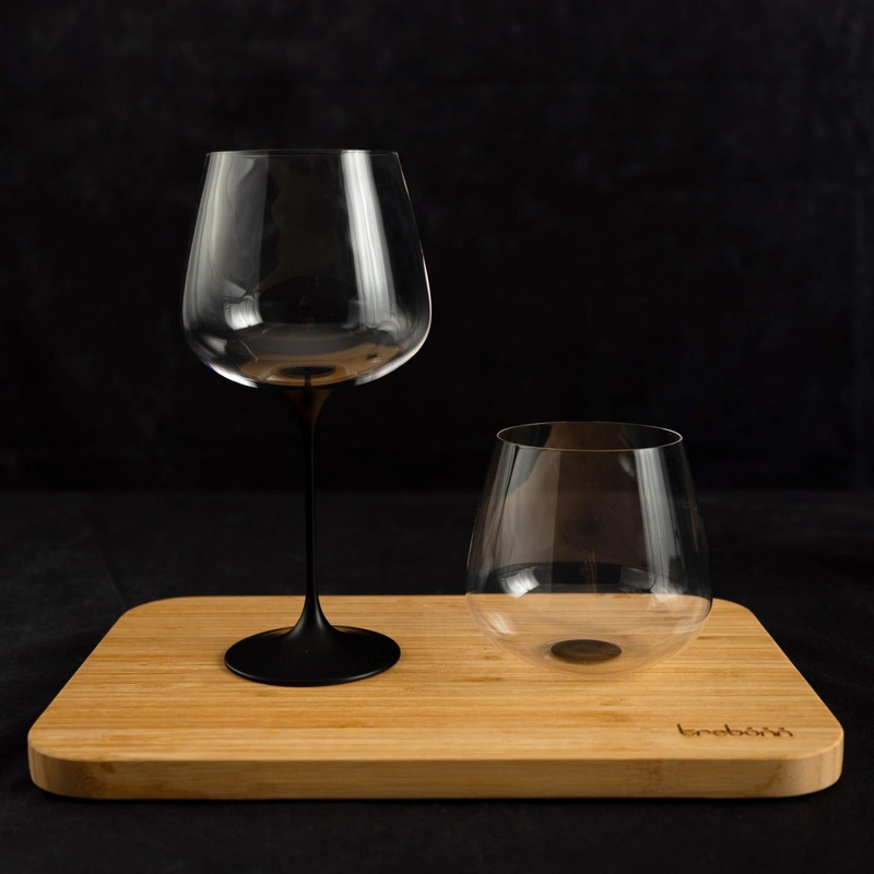 Trebonn - SplitGlass - zestaw 2 czarnych kieliszków Collio