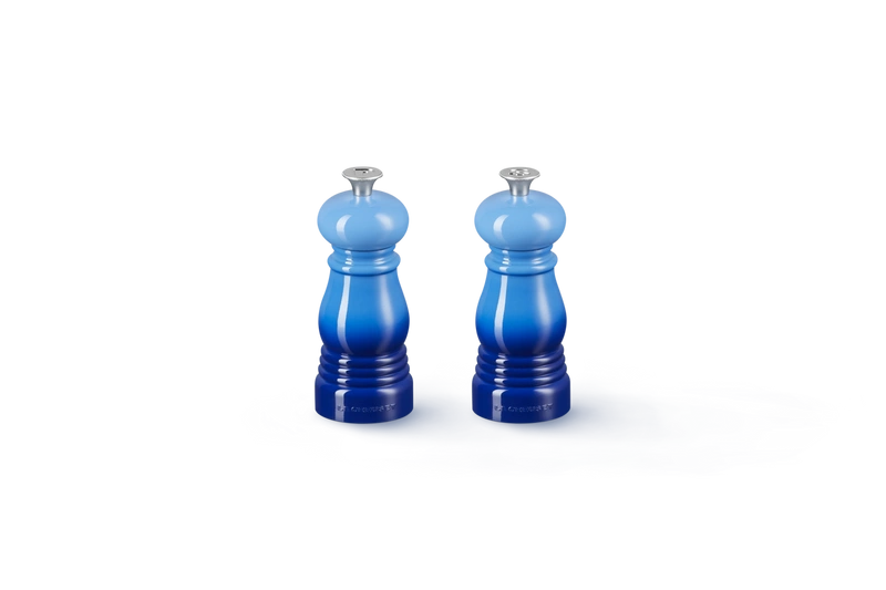 Le Creuset - zestaw młynków do soli i pieprzu 12,5 cm azure