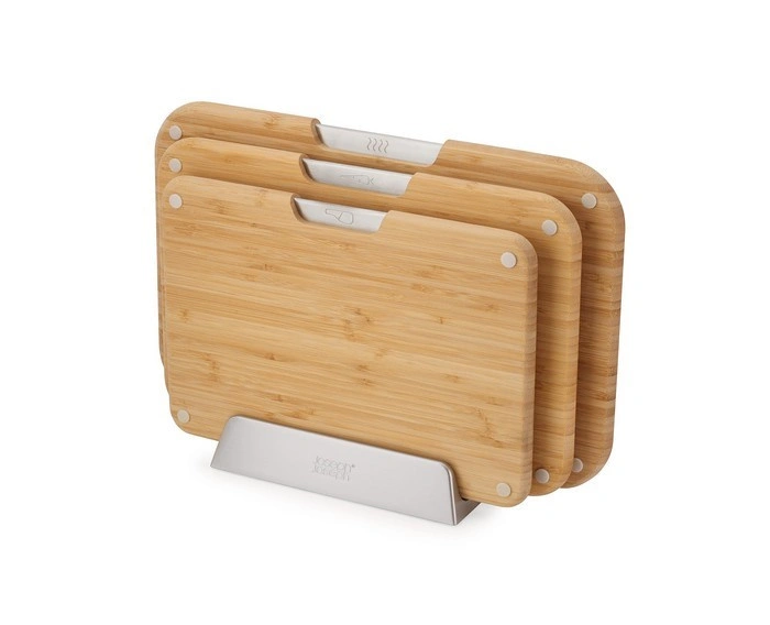 JOSEPH JOSEPH - Zestaw 3 desek na stojaku 4el. Nest Bamboo