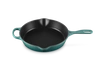 Le Creuset - patelnia żeliwna głęboka o smażenia i serwowania 26 cm bleu riviera