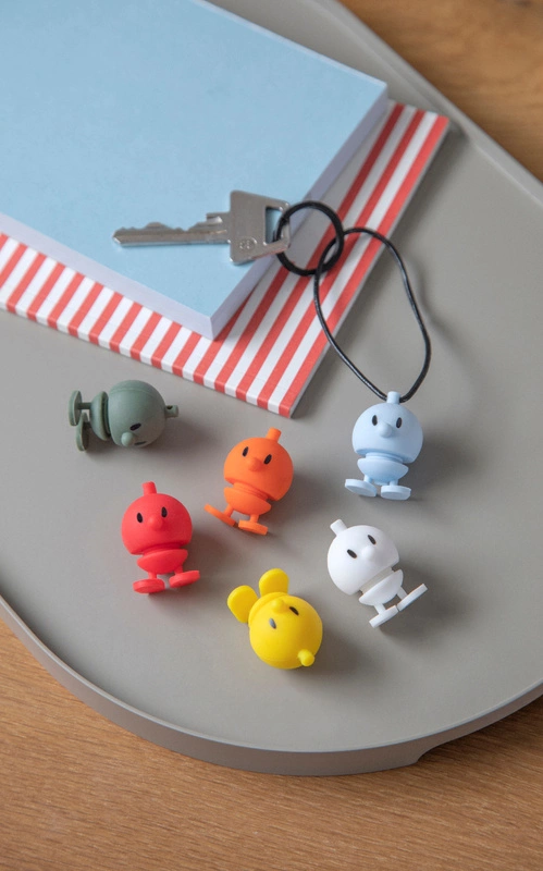 Hoptimist - Brelok na klucze Hoptimist Bumble biały