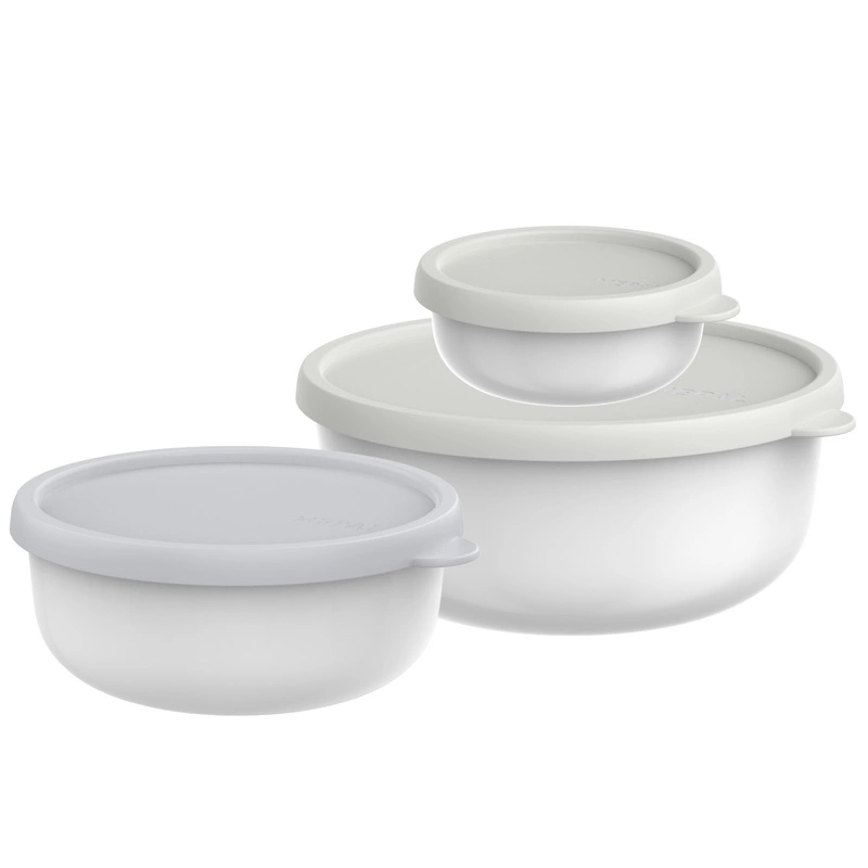 Mepal - Zestaw 3 pojemników Lumina 2.0 250ml + 750ml +1500 ml White