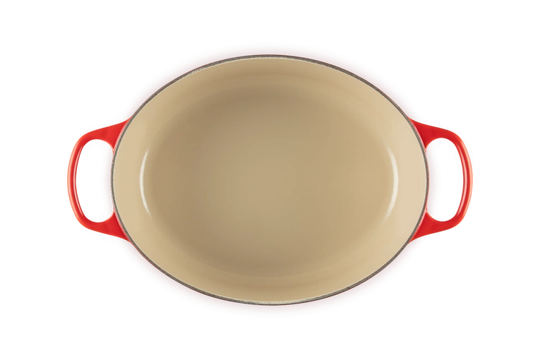 Le Creuset - brytfanna żeliwna emaliowana Signature 31 cm 6,3 l wiśnowa