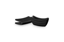 Le Creuset - chwytaki silikonowe czarne 2 szt.