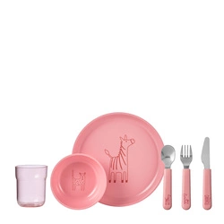 Mepal - Zestaw obiadowy dziecięcy 6-szt. Mio Deep Pink