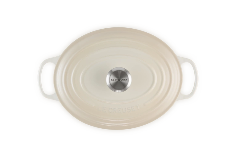 Le Creuset - brytfanna żeliwna Signature 29 cm 4,7 l meringue