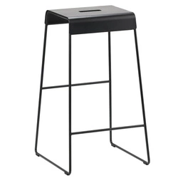 Zone Denmark - Hoker stalowy A-Stool 65 cm Black