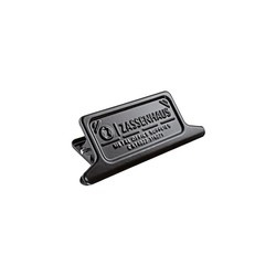 Zassenhaus - klips do torebek, metal, 11,5 x 3,5 x 4,5 cm, czarny Retro