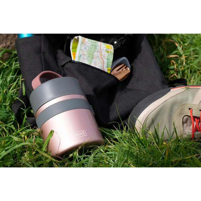 Lurch - pojemnik termiczny, śred. 10,5 x 18,5 cm, 0,5 l, różowe złoto Iso-Pot 2.0