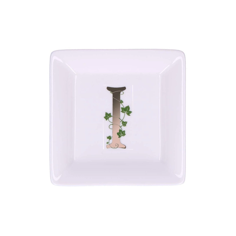 La Porcellana Bianca - talerzyk kwadratowy 10 cm, Wzór I Adorato