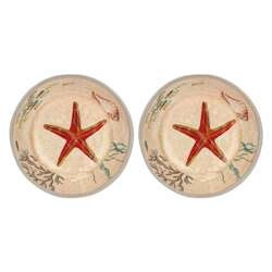 Rose&Tulipani - zestaw 2 talerzy do zupy z melaminy 19.5 cm Sea Life