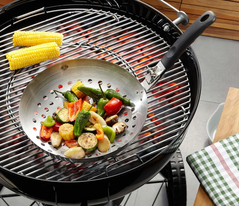 GEFU - wok do grillowania warzyw z odpinanym uchwytem BBQ
