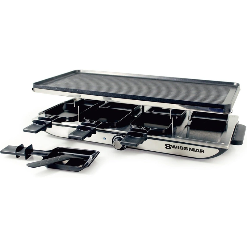 SWISSMAR - SWISSMAR Raclette GENEVA na 8osób, srebrne