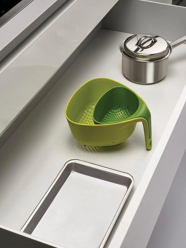 Joseph Joseph - Zestaw 2 durszlaków, szary, Nest