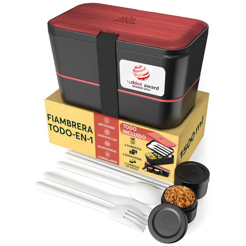 VACU VIN - Lunchbox Nestable - Rosewood Black - 1500ml